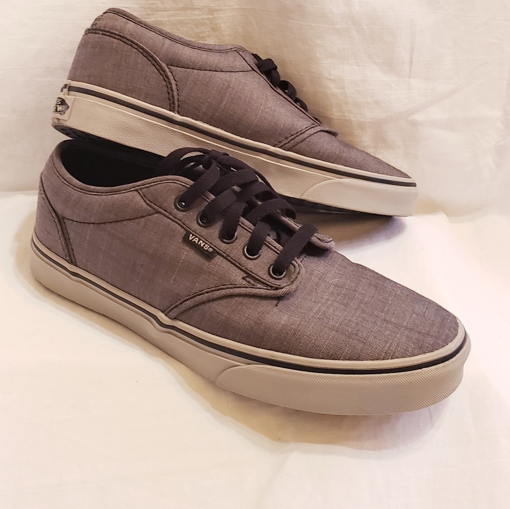 Van's Gray and Black Shoes Great Condition!